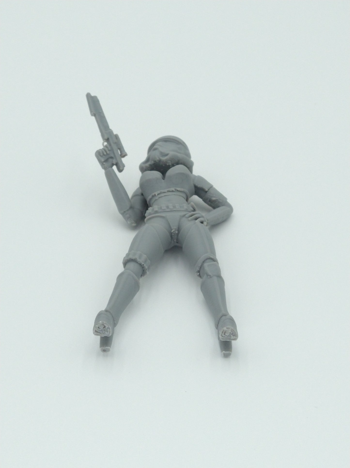 SEXY BIKINI STORMTROOPER Girl 5.5" Gray 3d printed