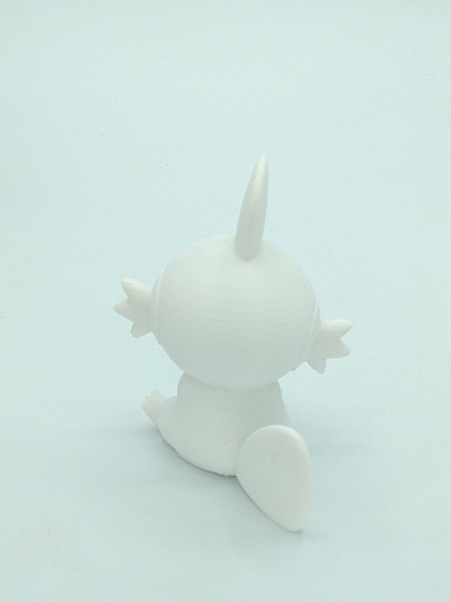 MUDKIP Pokemon Figure White 4" 3D PRINTED