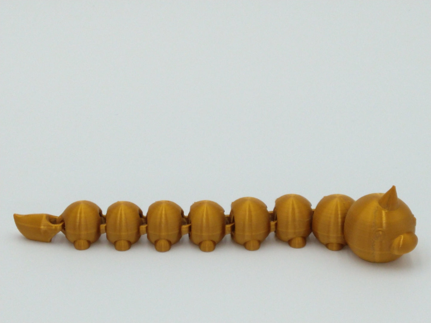 WEEDLE POKEMON Figure Articulated Flexi GOLD 9" 3D Printed Figure