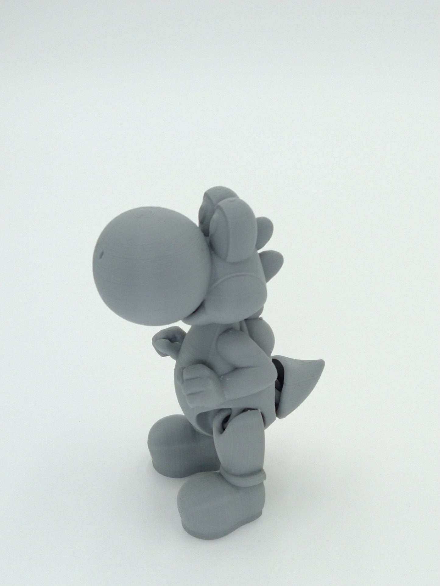 YOSHI Figure Articulated Flexi Gold 5" 3D Printed Figure