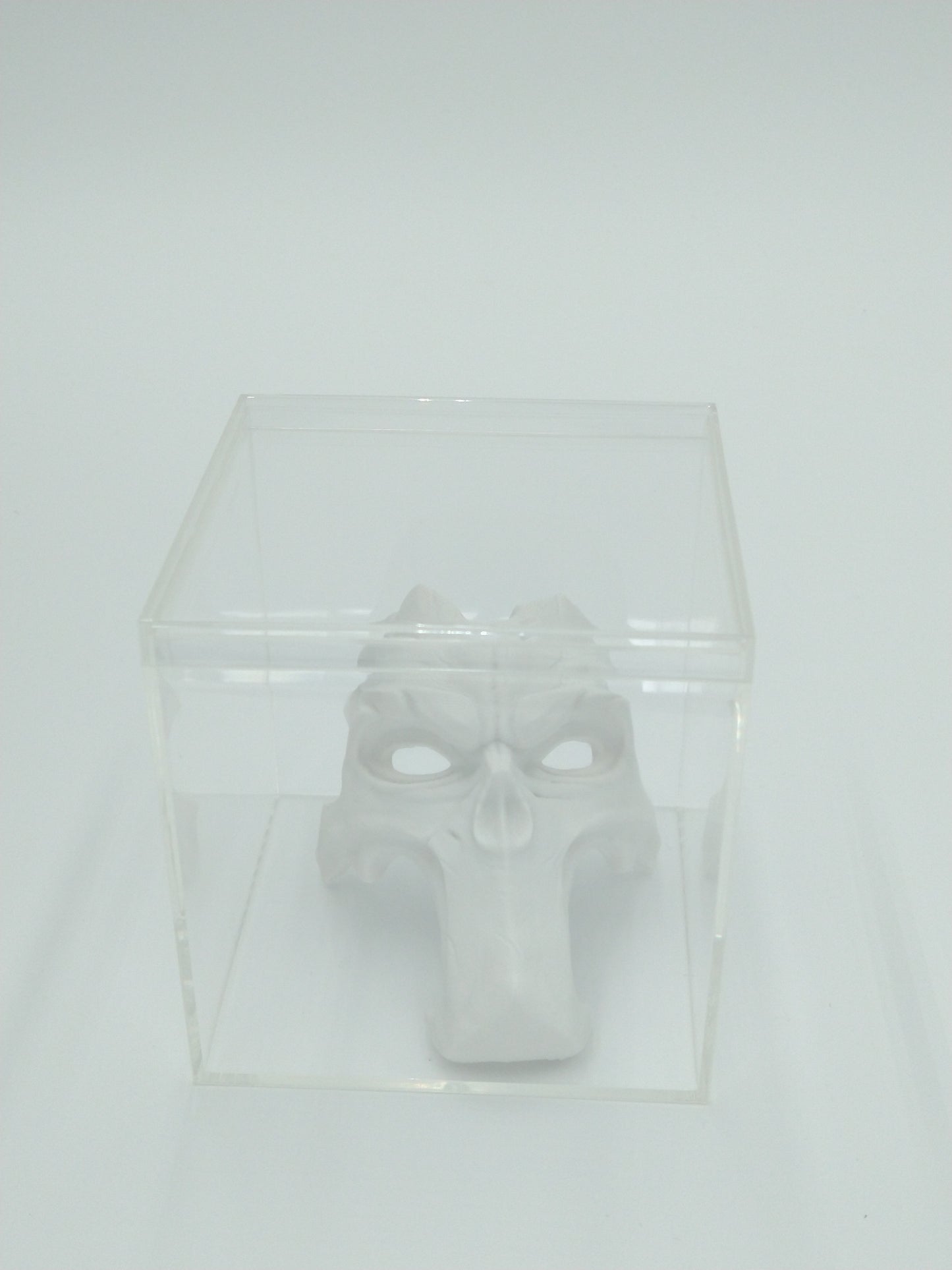 Darksiders Death Mask Skull Miniature Collectible W/Display case 3d printed