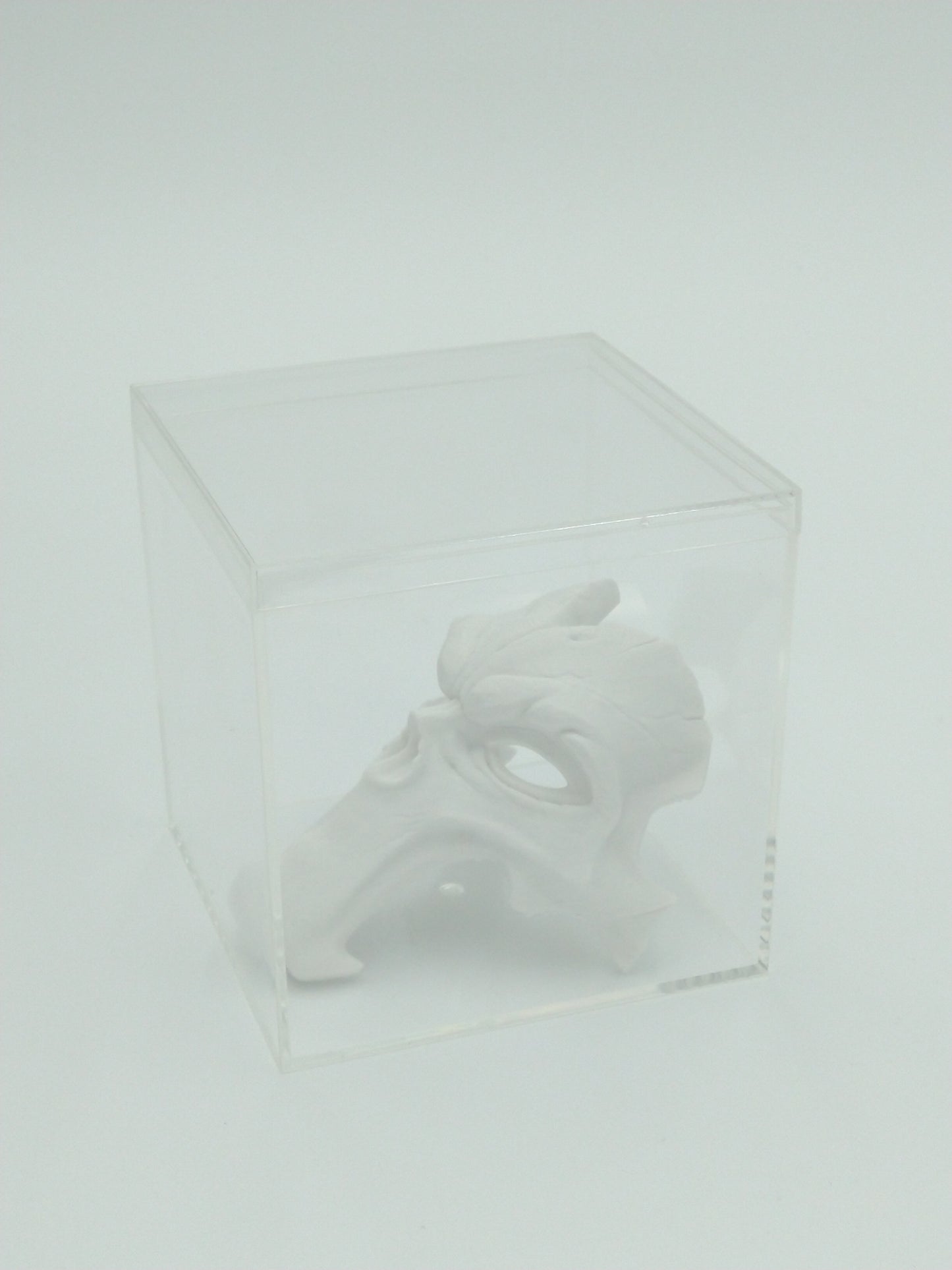 Darksiders Death Mask Skull Miniature Collectible W/Display case 3d printed