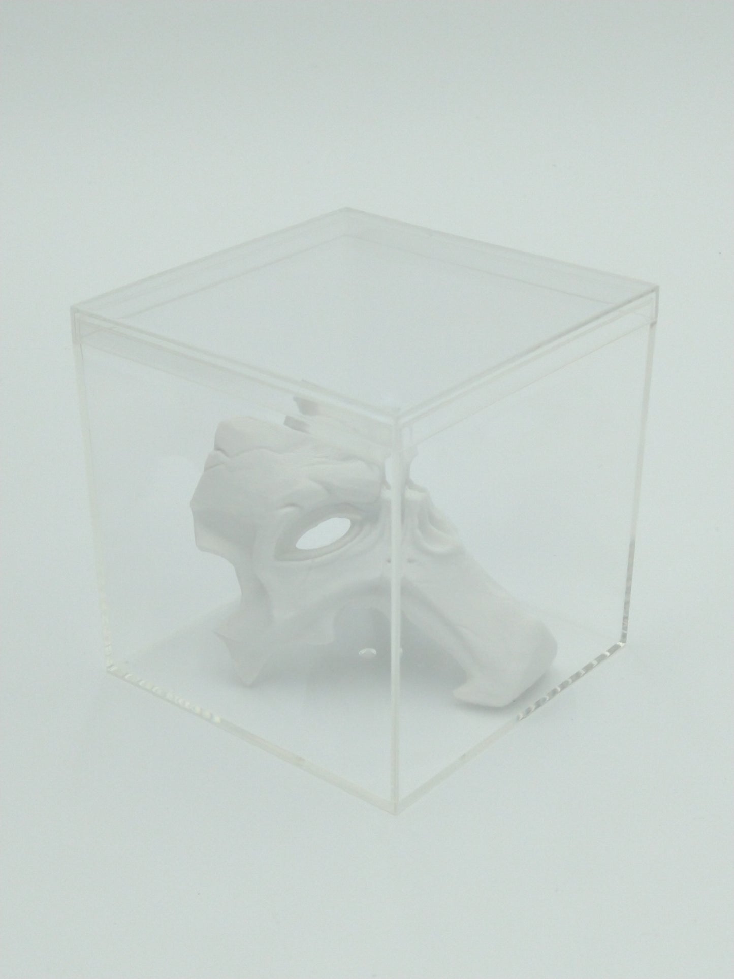 Darksiders Death Mask Skull Miniature Collectible W/Display case 3d printed