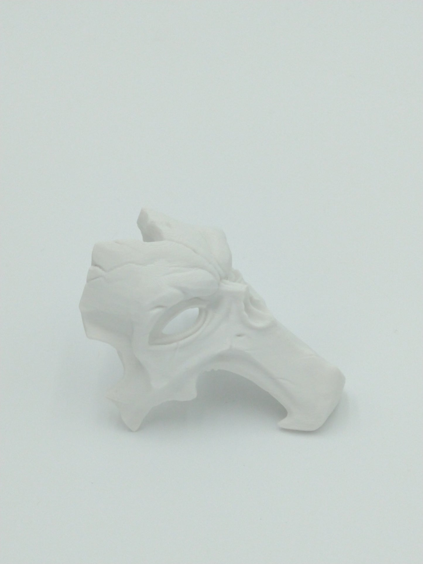 Darksiders Death Mask Skull Miniature Collectible W/Display case 3d printed