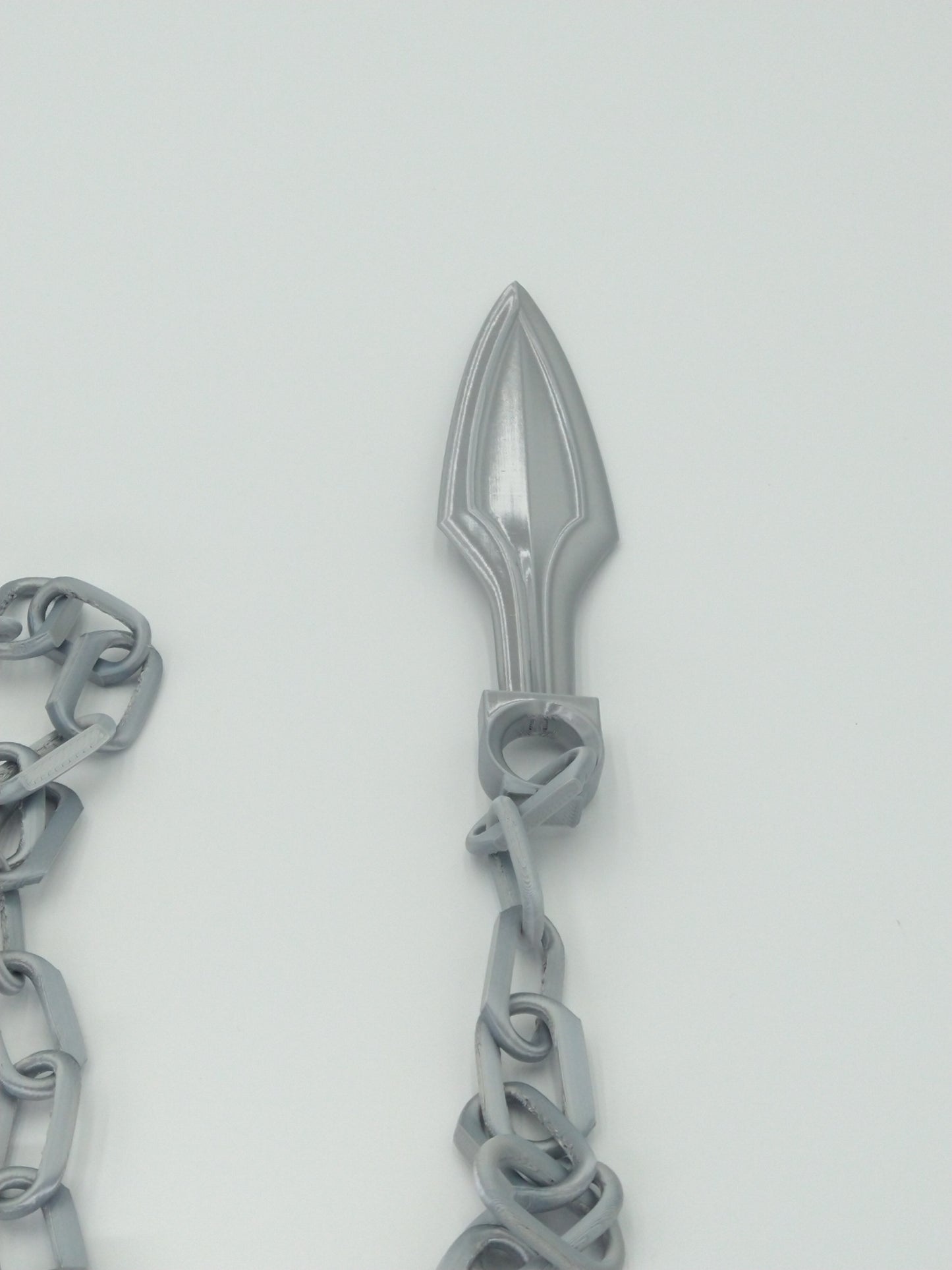 Mortal Kombat Scorpion Kunai With Chains 60" Silver 3D PRINTED
