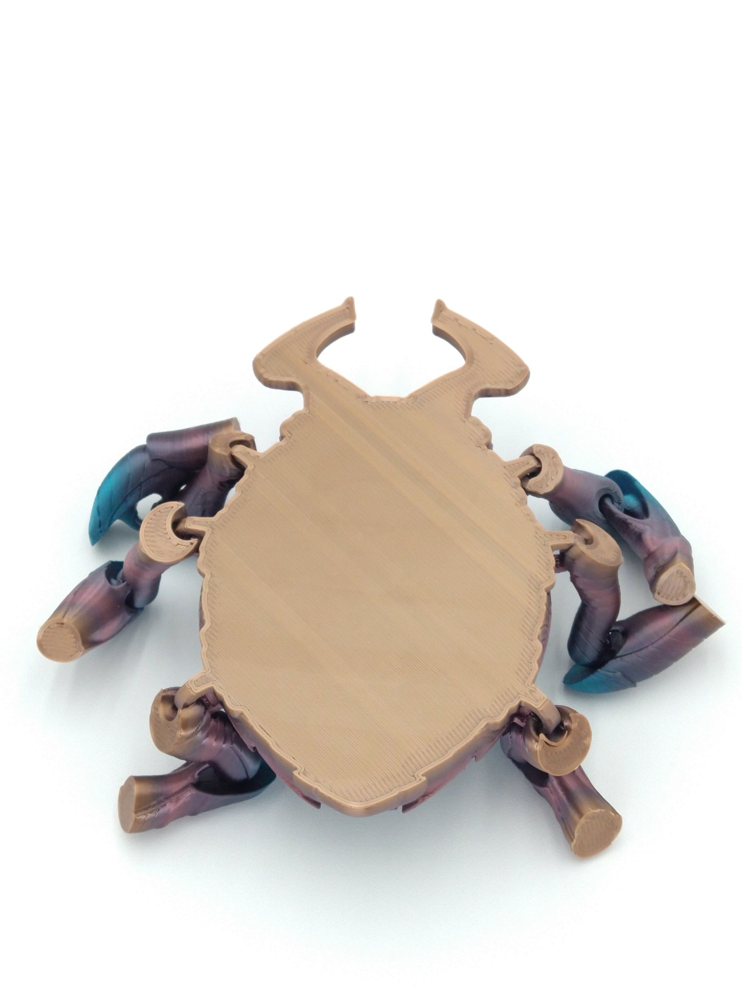 BLUE BEETLE SCARAB Flexi Figure Articulated 5" 3D Printed