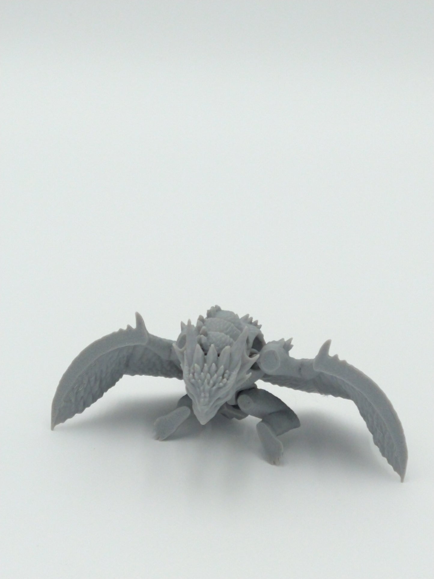 DRAGON WHELP Miniature Tabletop D&D Figure Articulated Flexi 5" 3D Printed