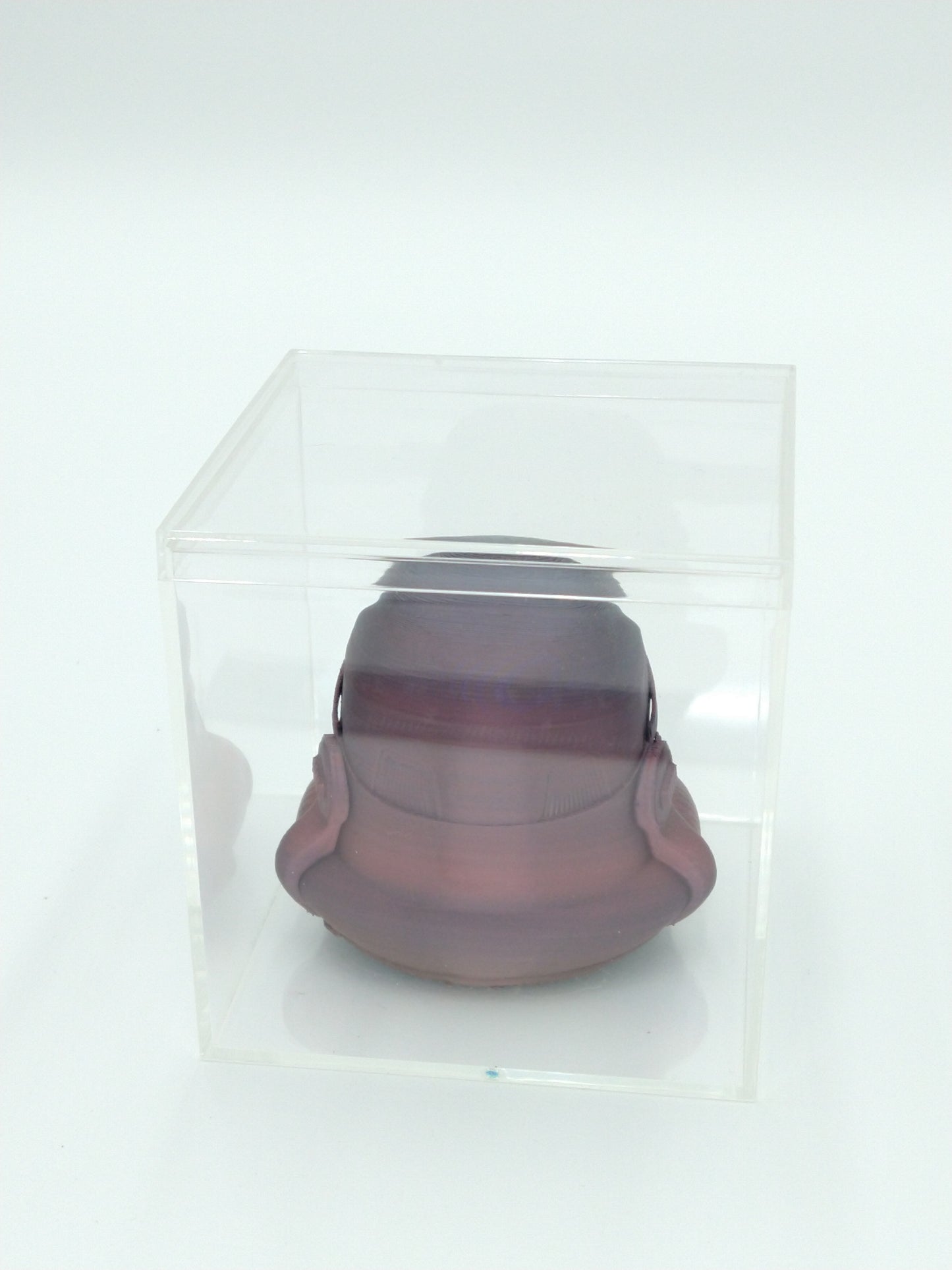 STORMTROOPER Helmet Miniature Collectible 3" W/Display case 3d printed