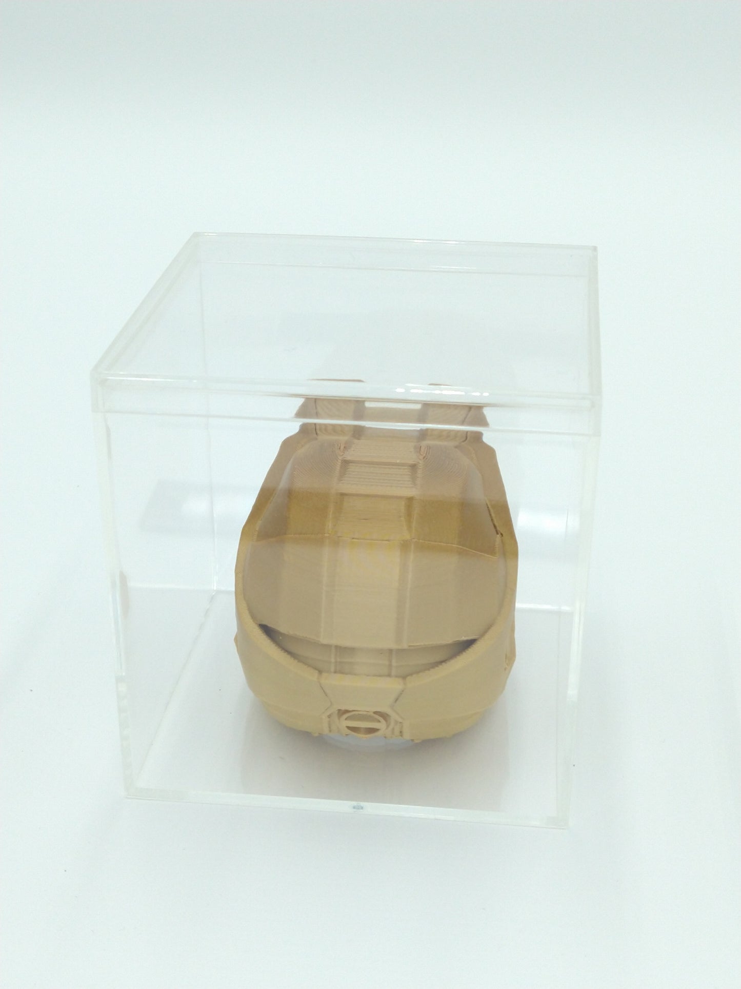 HALO MASTER CHIEF Helmet Miniature Collectible W/Display Case Rainbow 3d Printed