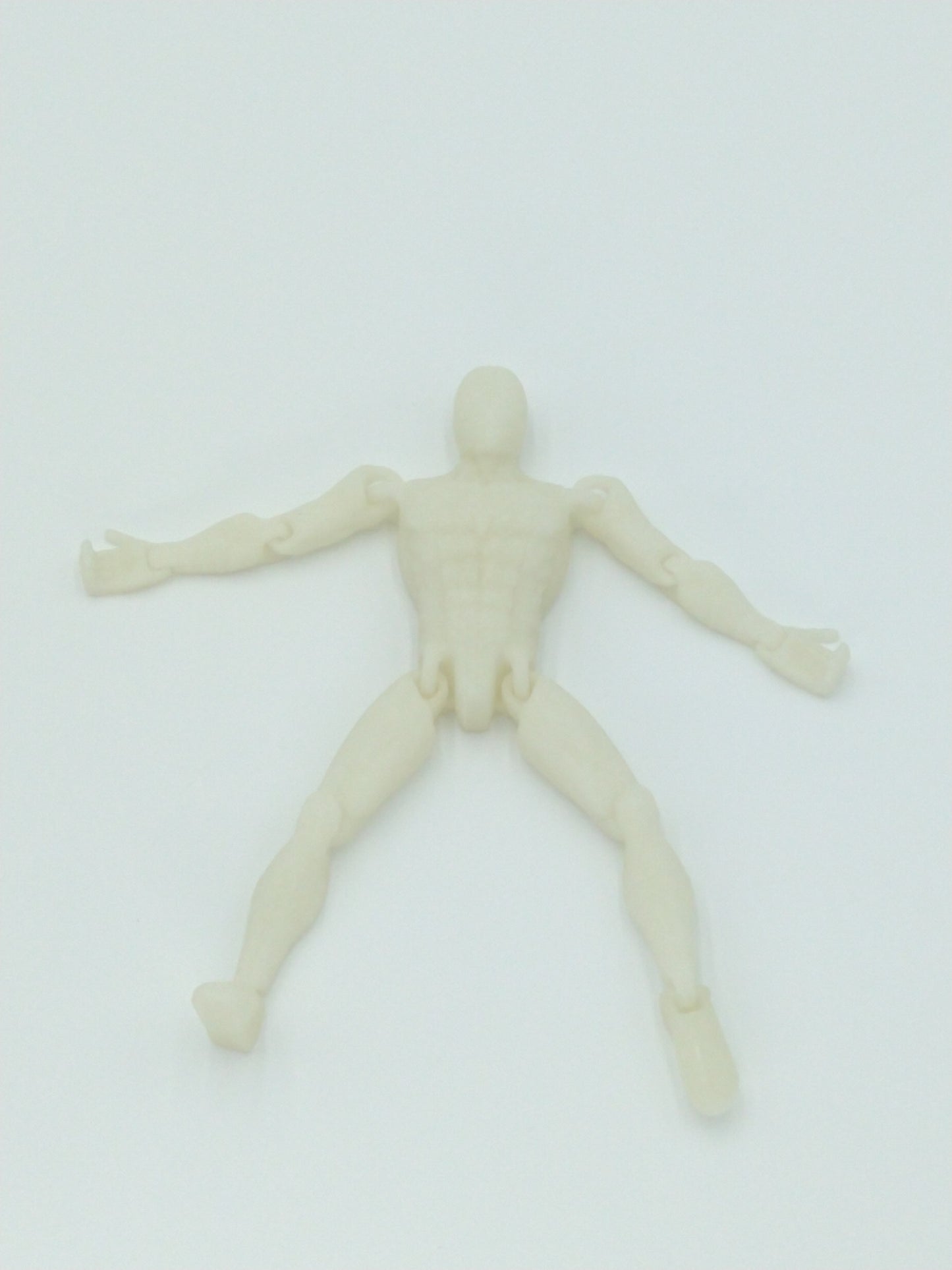 SPIDERMAN Figure Articulated Flexi Glow In the Dark 6" 3D Printed Figure