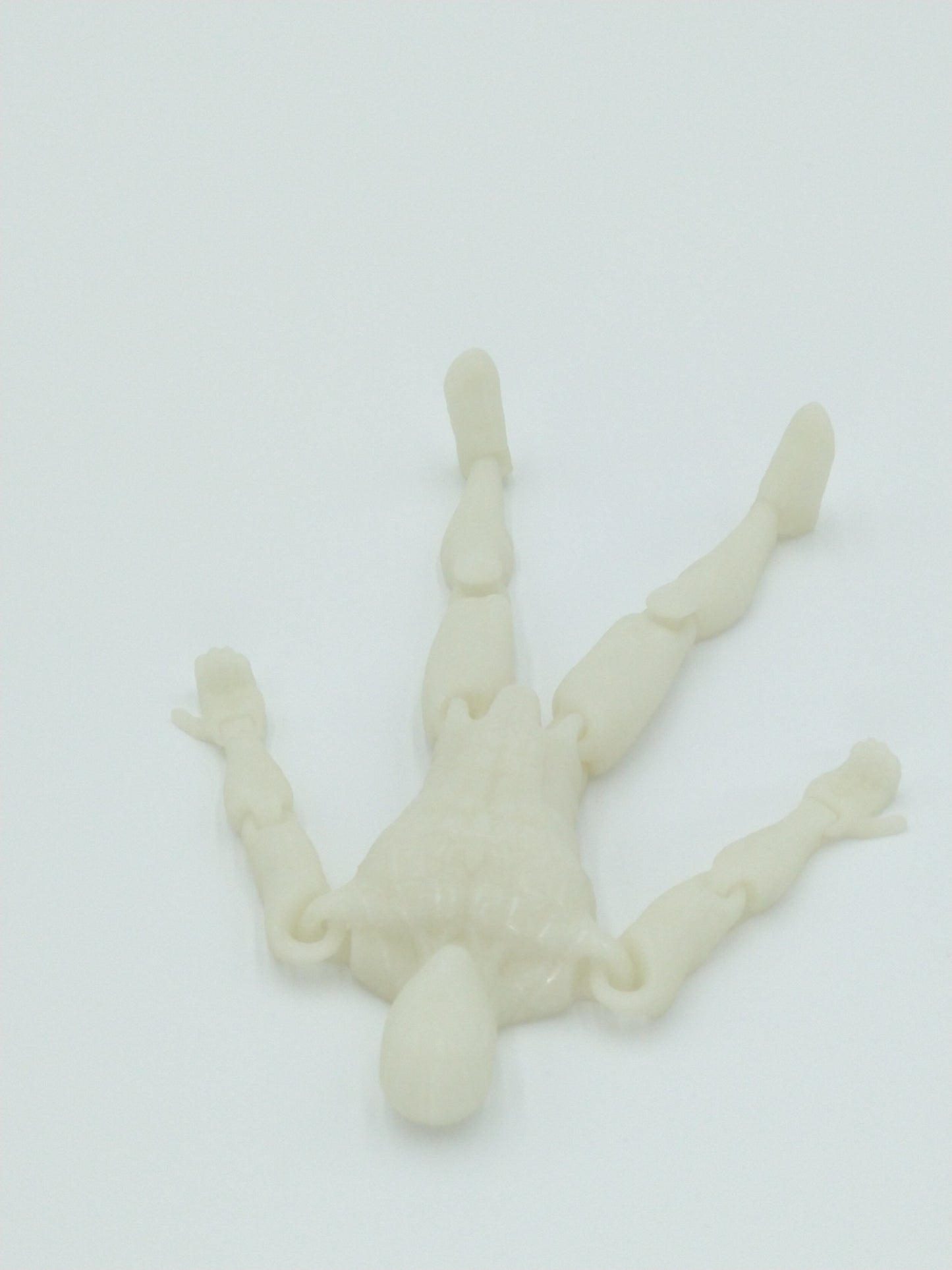 SPIDERMAN Figure Articulated Flexi Glow In the Dark 6" 3D Printed Figure