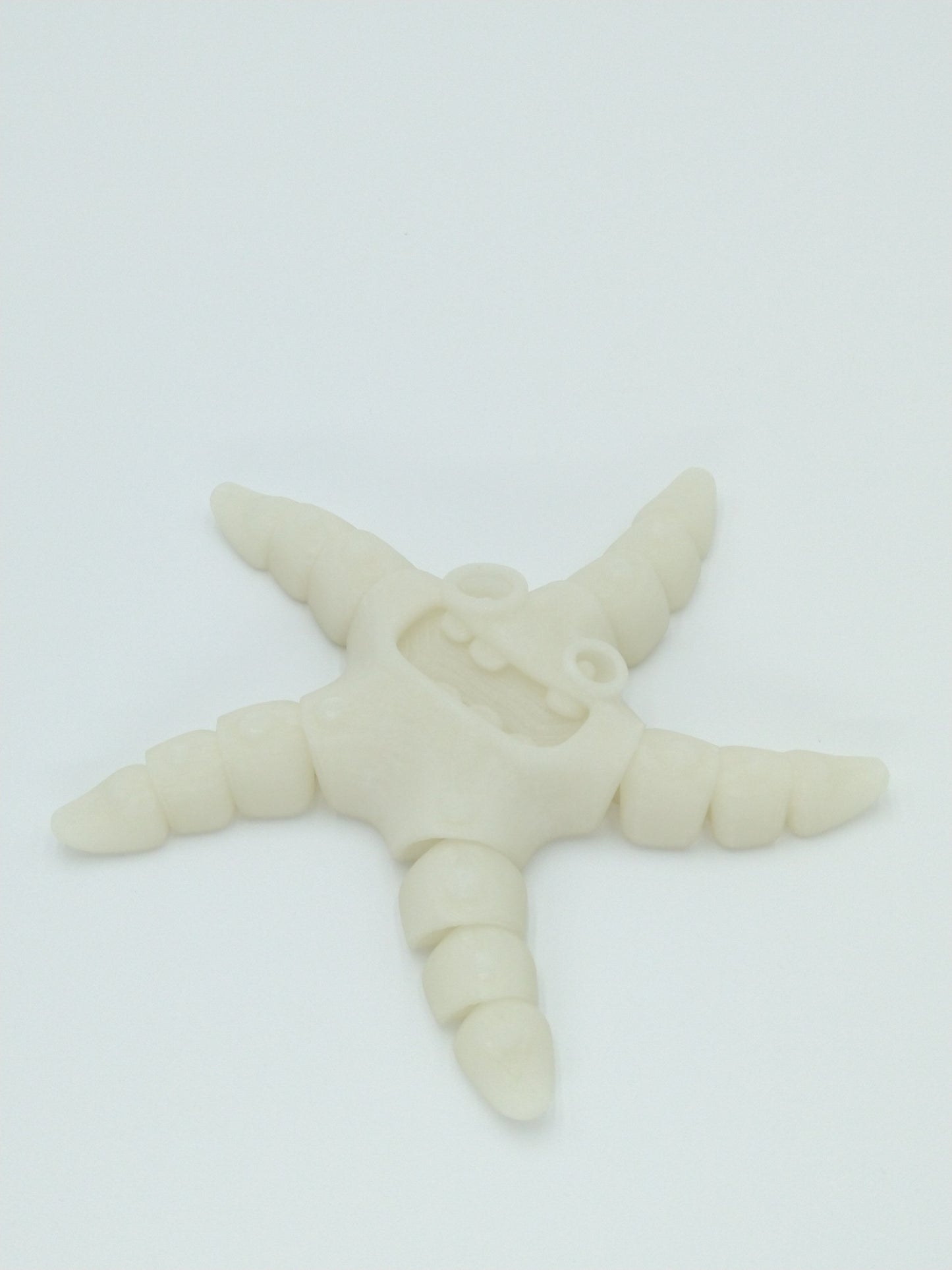 Goofy Starfish Flexi Articulated Figure Glow in dark 5" 3D Printed Flexi Factory