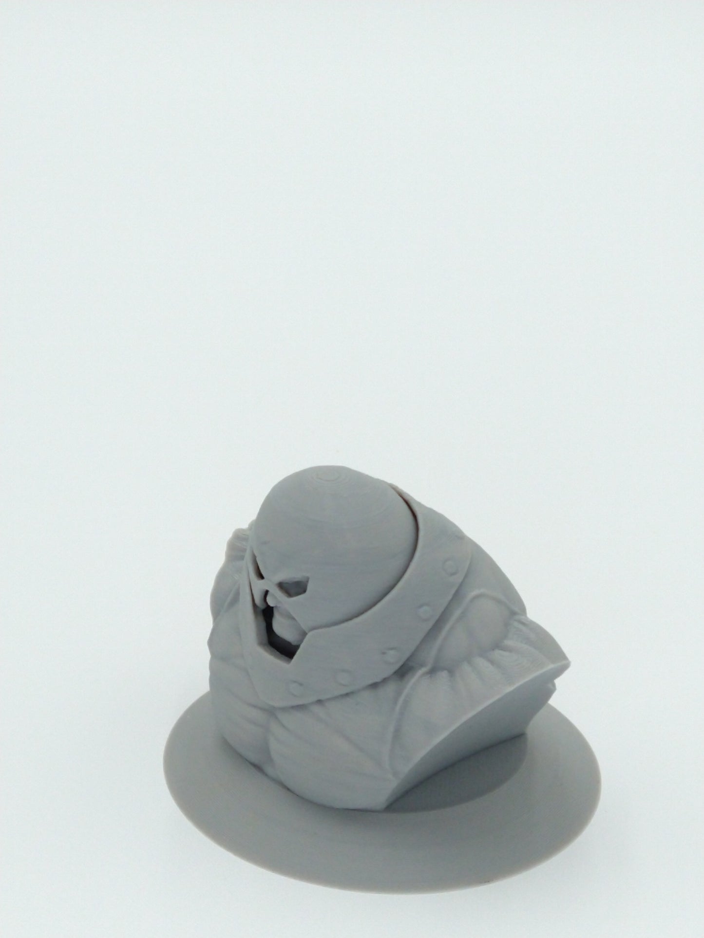 JUGGERNAUT BUST STATUE Gray 3D Printed