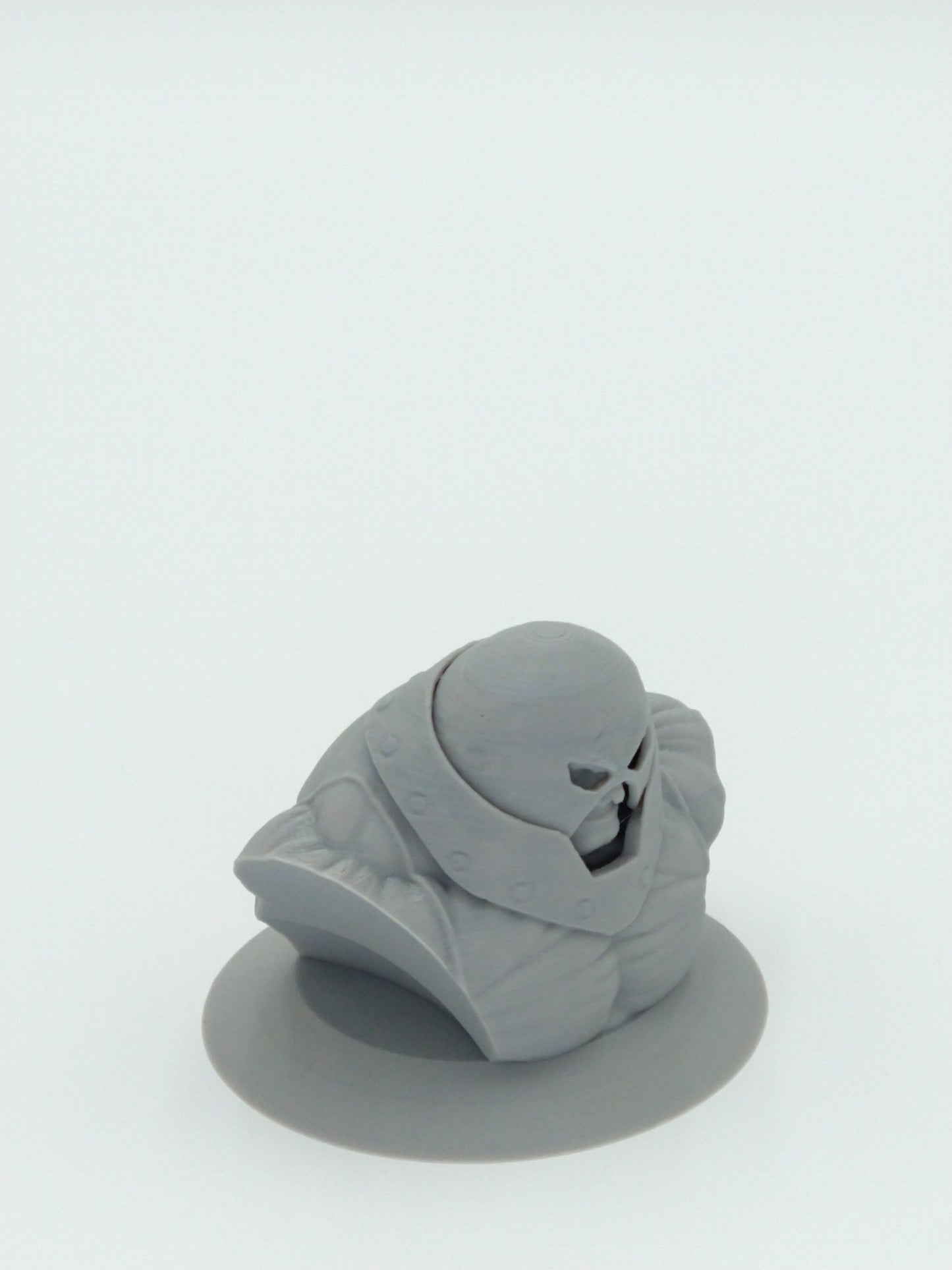 JUGGERNAUT BUST STATUE Gray 3D Printed