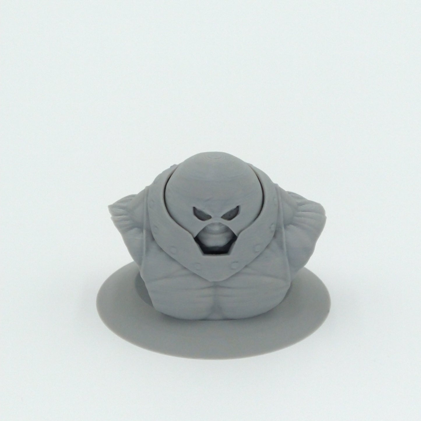 JUGGERNAUT BUST STATUE Gray 3D Printed