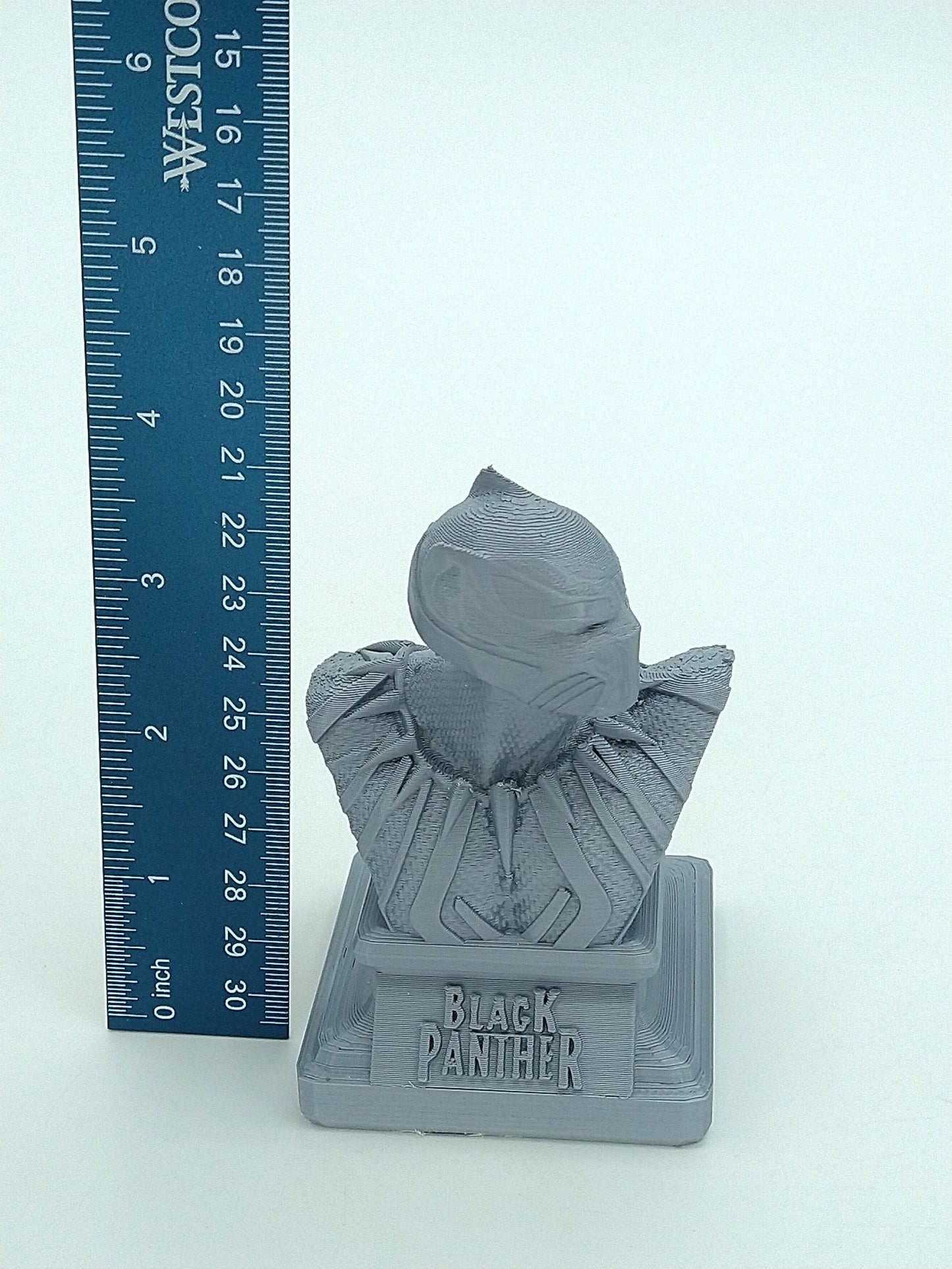 BLACK PANTHER Bust Statue Figure 3.5" 3D Printed