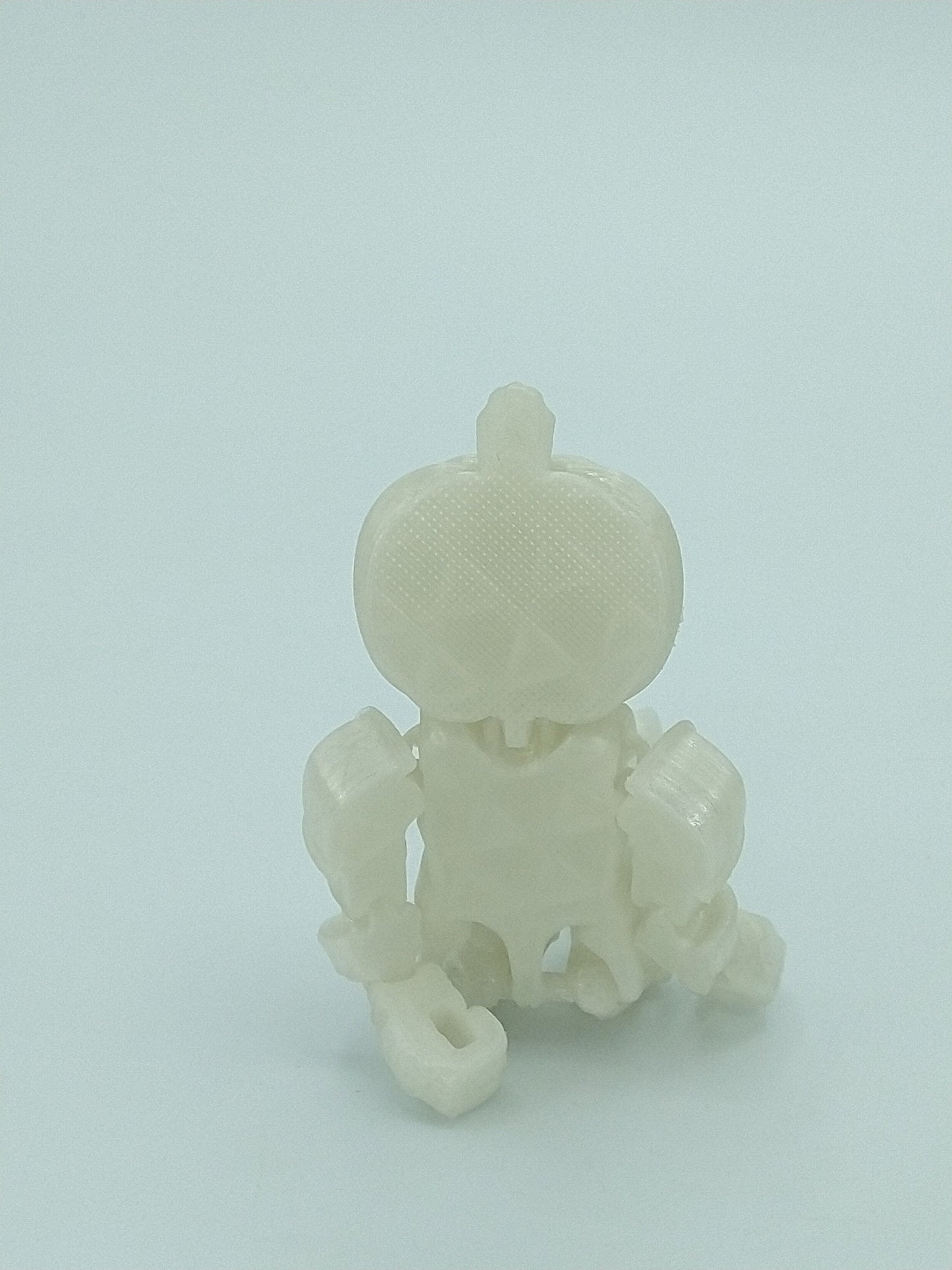 Articulated PUMPKIN KNIGHT Glow in the Dark 6" 3D Printed Figure