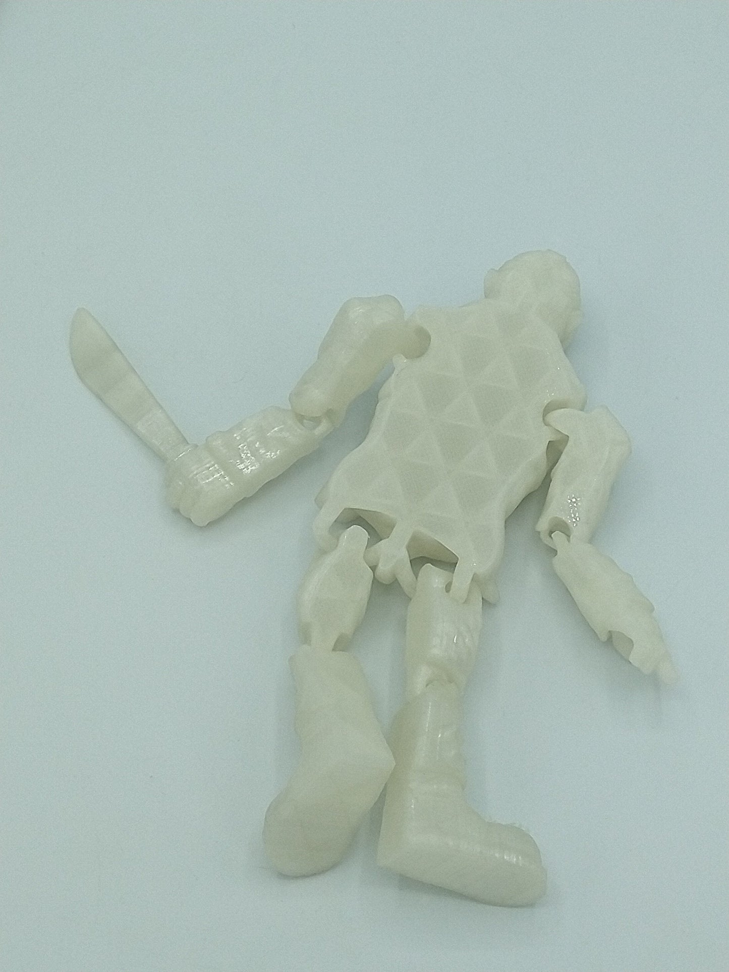 Articulated JASON VORHEES 3D Printed Figure 6" Glow in the dark