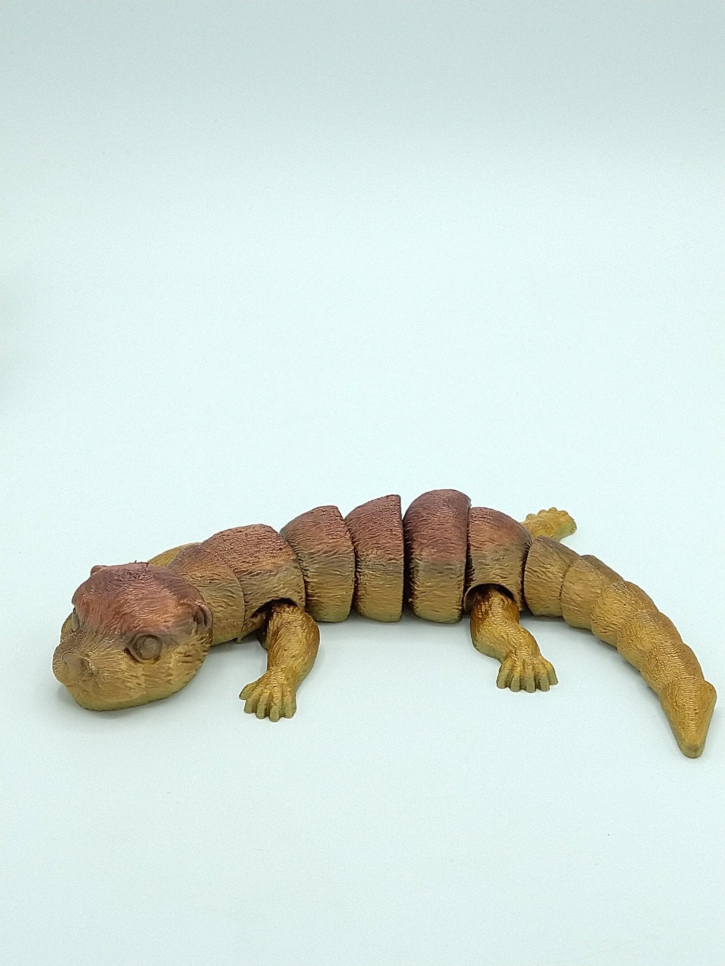 Articulated Baby Otter Rainbow Colors 9" 3D Printed Figure