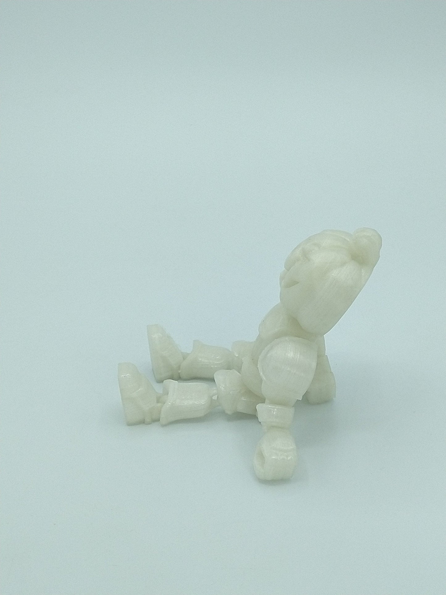 Articulated PUMPKIN KNIGHT Glow in the Dark 6" 3D Printed Figure