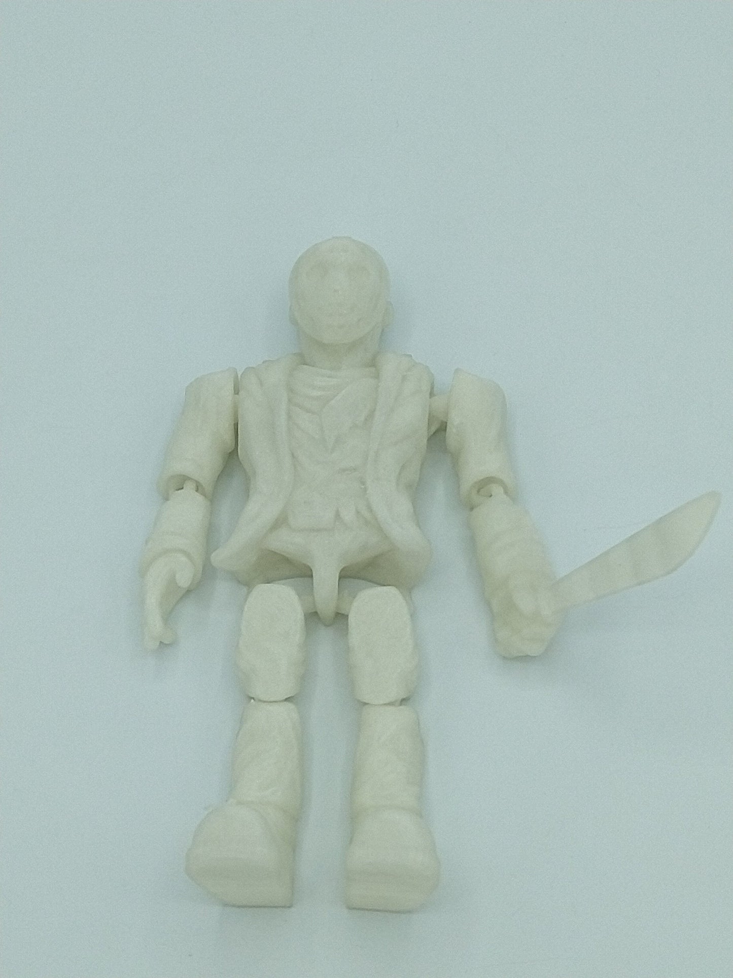 Articulated JASON VORHEES 3D Printed Figure 6" Glow in the dark