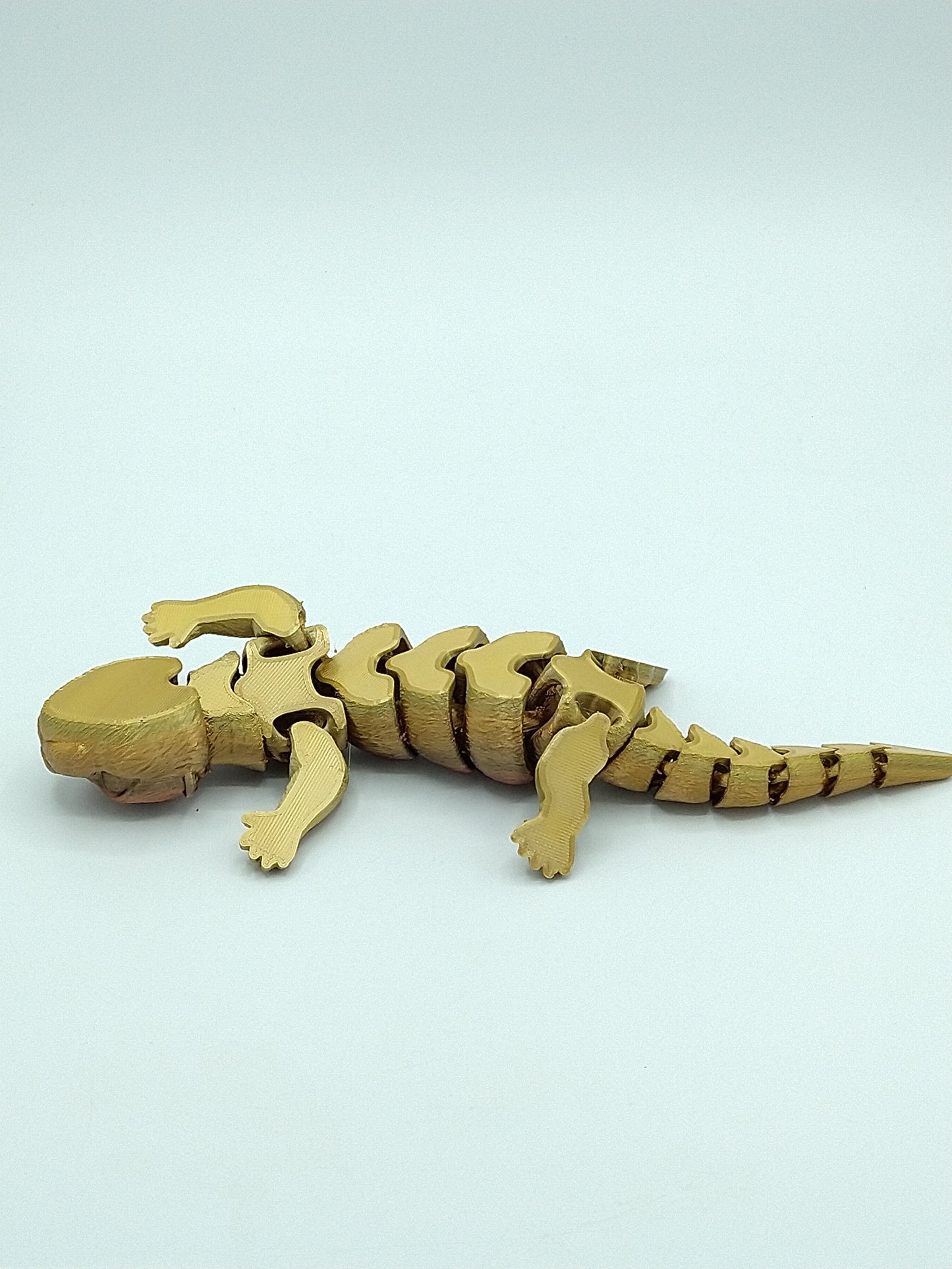 Articulated Baby Otter Rainbow Colors 9" 3D Printed Figure