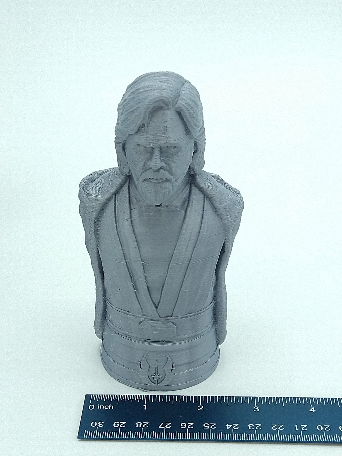Star Wars older LUKE SKYWALKER Bust Gray 6" 3D PRINTED