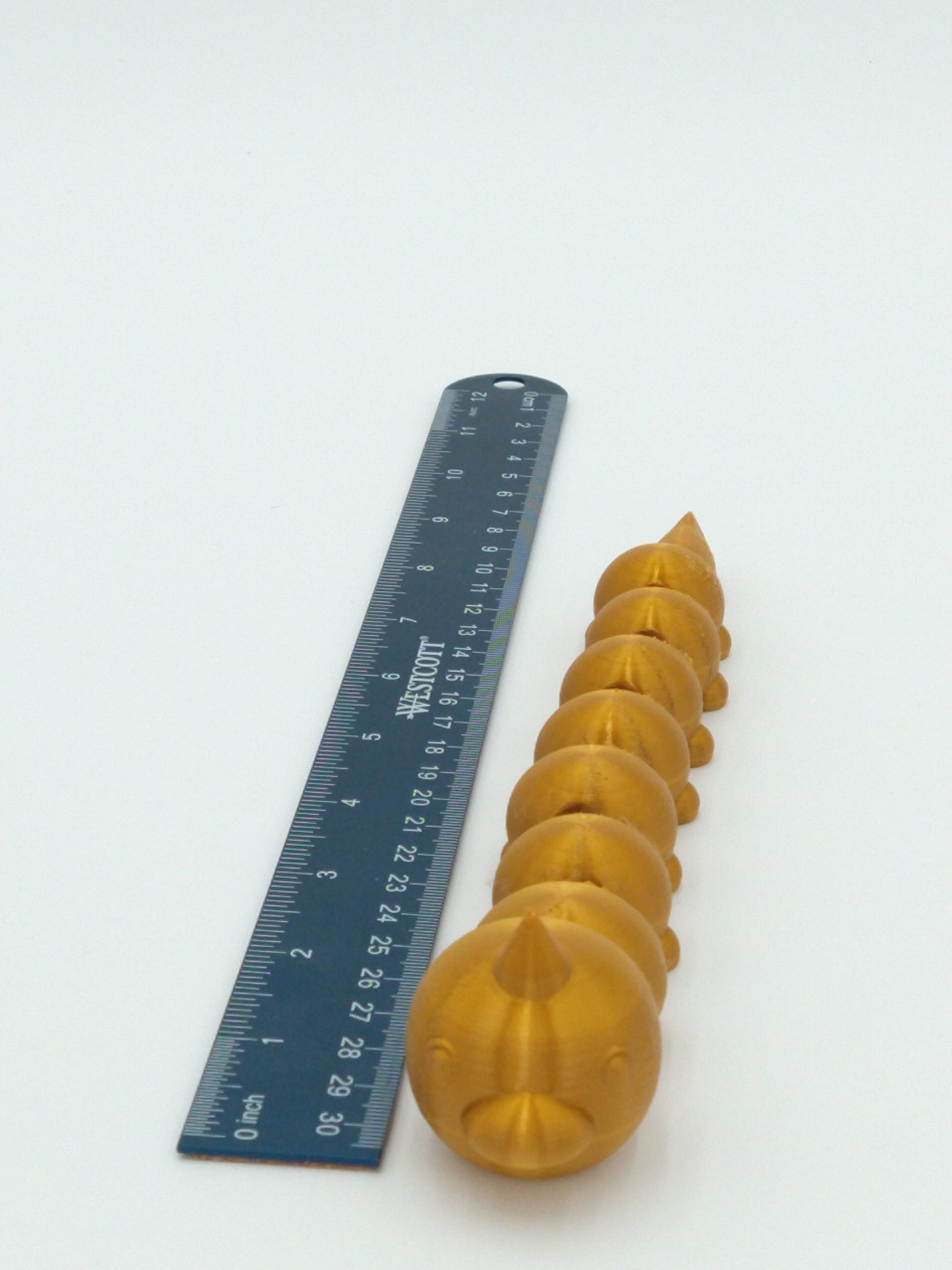 WEEDLE POKEMON Figure Articulated Flexi GOLD 9" 3D Printed Figure