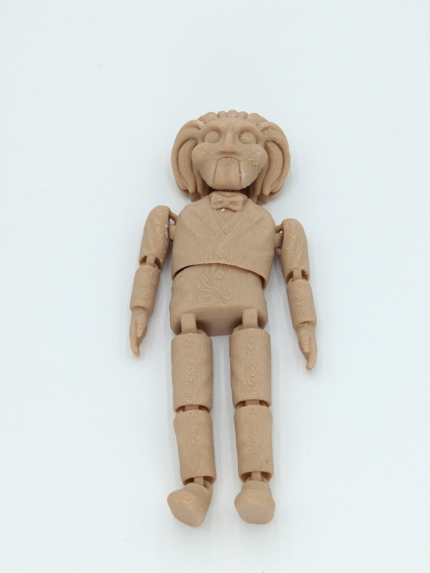 JIGSAW from Saw Figure Articulated Flexi Wood PLA 5" 3D Printed Figure