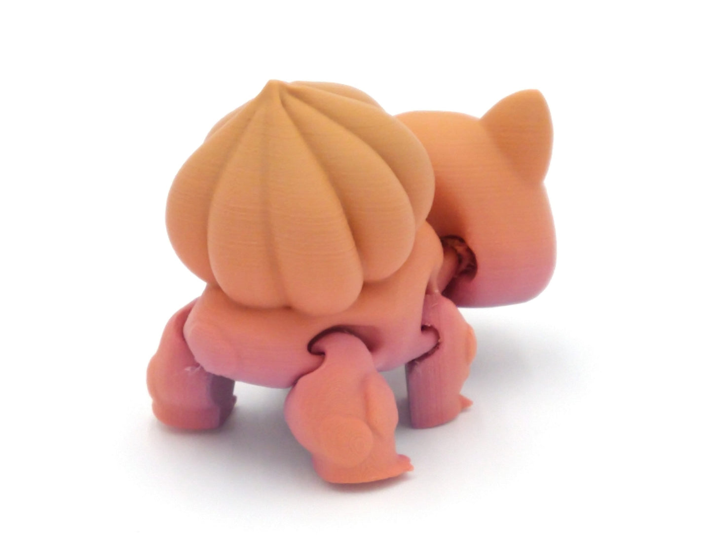 BULBASAUR POKEMON Figure Articulated Flexi Rainbow Colors 4" 3D Printed Figure