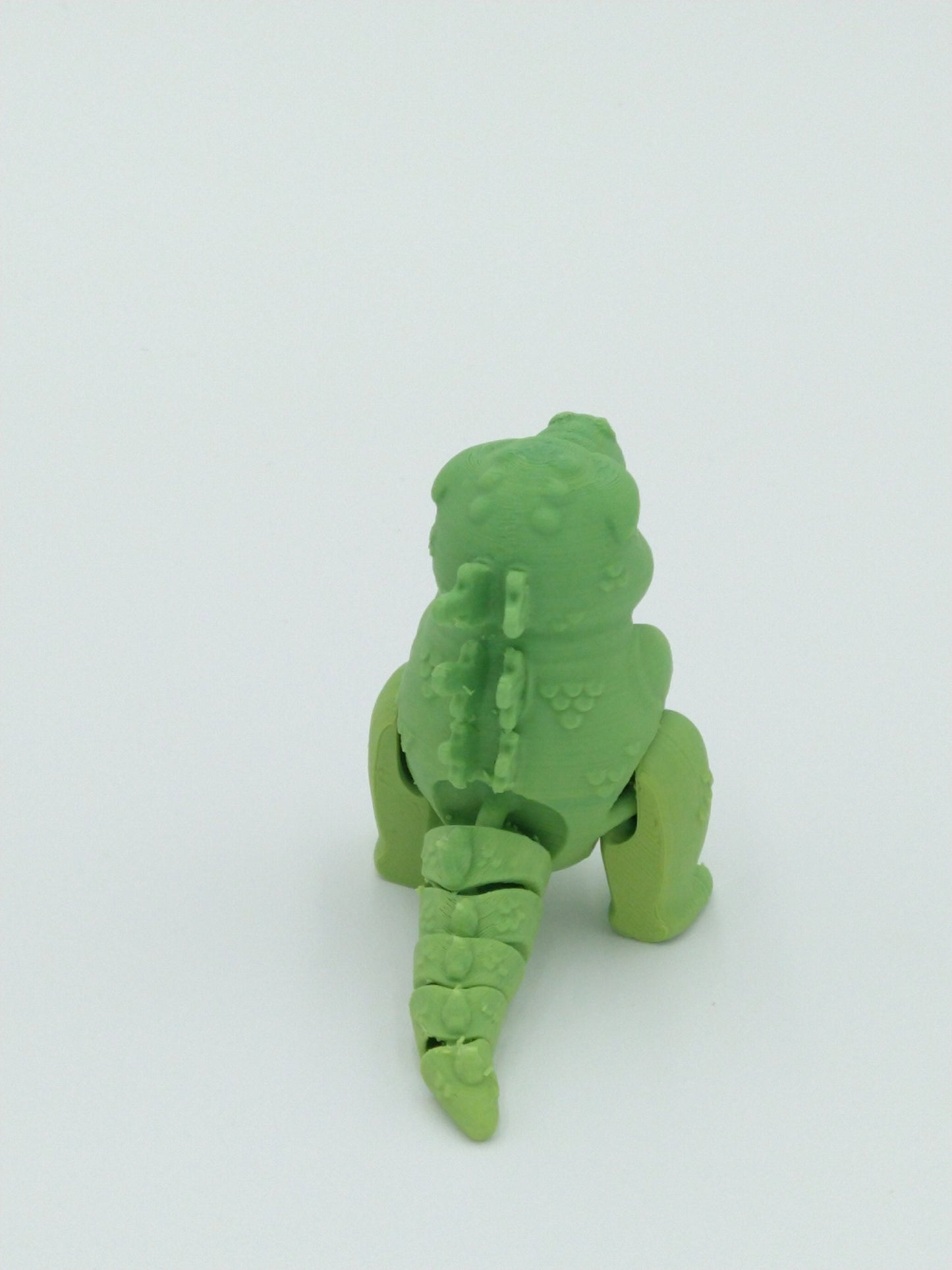 BABY GODZILLA Figure Articulated Flexi Rainbow Colors 3" 3D Printed Figure