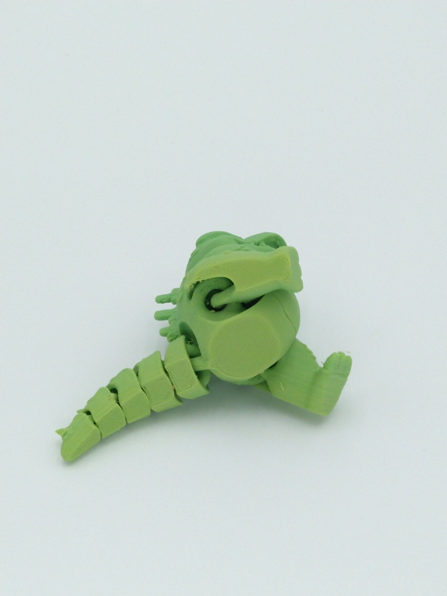 BABY GODZILLA Figure Articulated Flexi Rainbow Colors 3" 3D Printed Figure