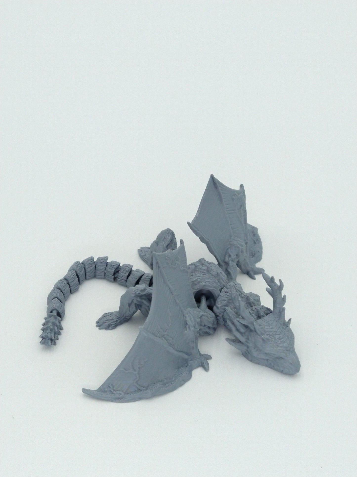 TREE DRAGON Miniature Tabletop D&D Figure Articulated Flexi 5" 3D Printed