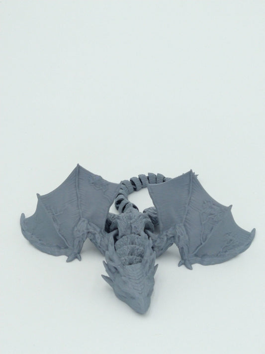 TREE DRAGON Miniature Tabletop D&D Figure Articulated Flexi 5" 3D Printed