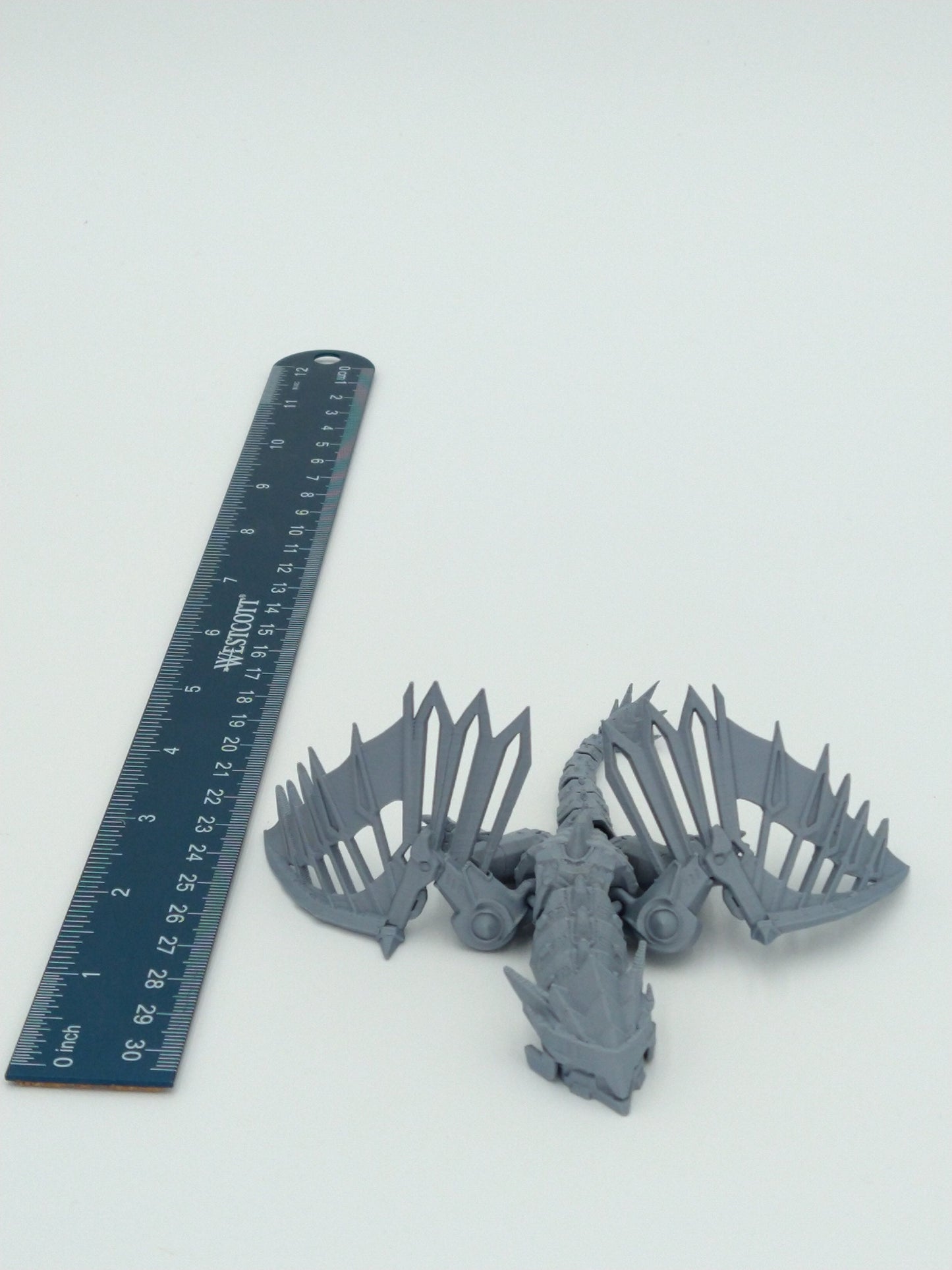 MECHA MECH DRAGON Miniature Tabletop D&D Figure Articulated Flexi 4" 3D Printed