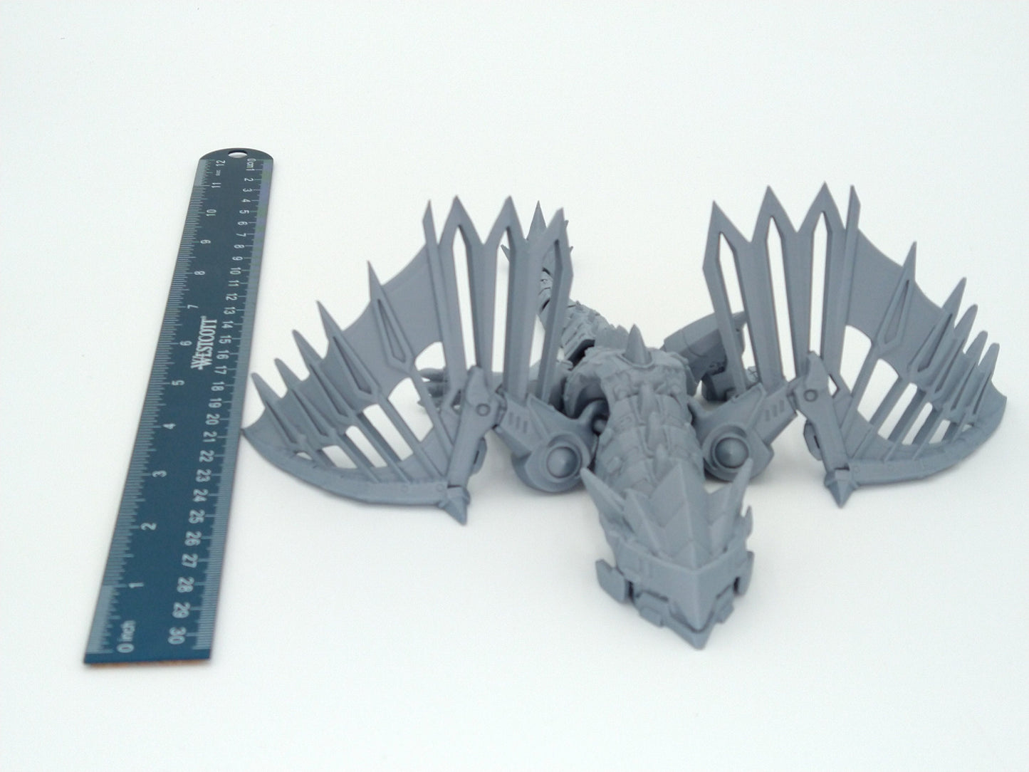 MECHA MECH DRAGON Figure Articulated Flexi Figure 8" 3D Printed
