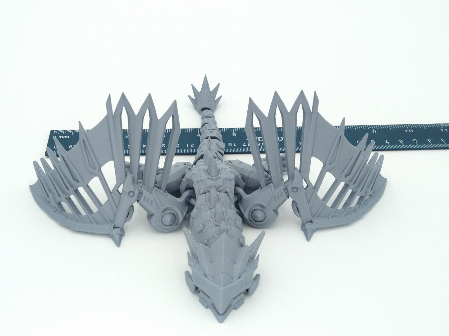 MECHA MECH DRAGON Figure Articulated Flexi Figure 8" 3D Printed